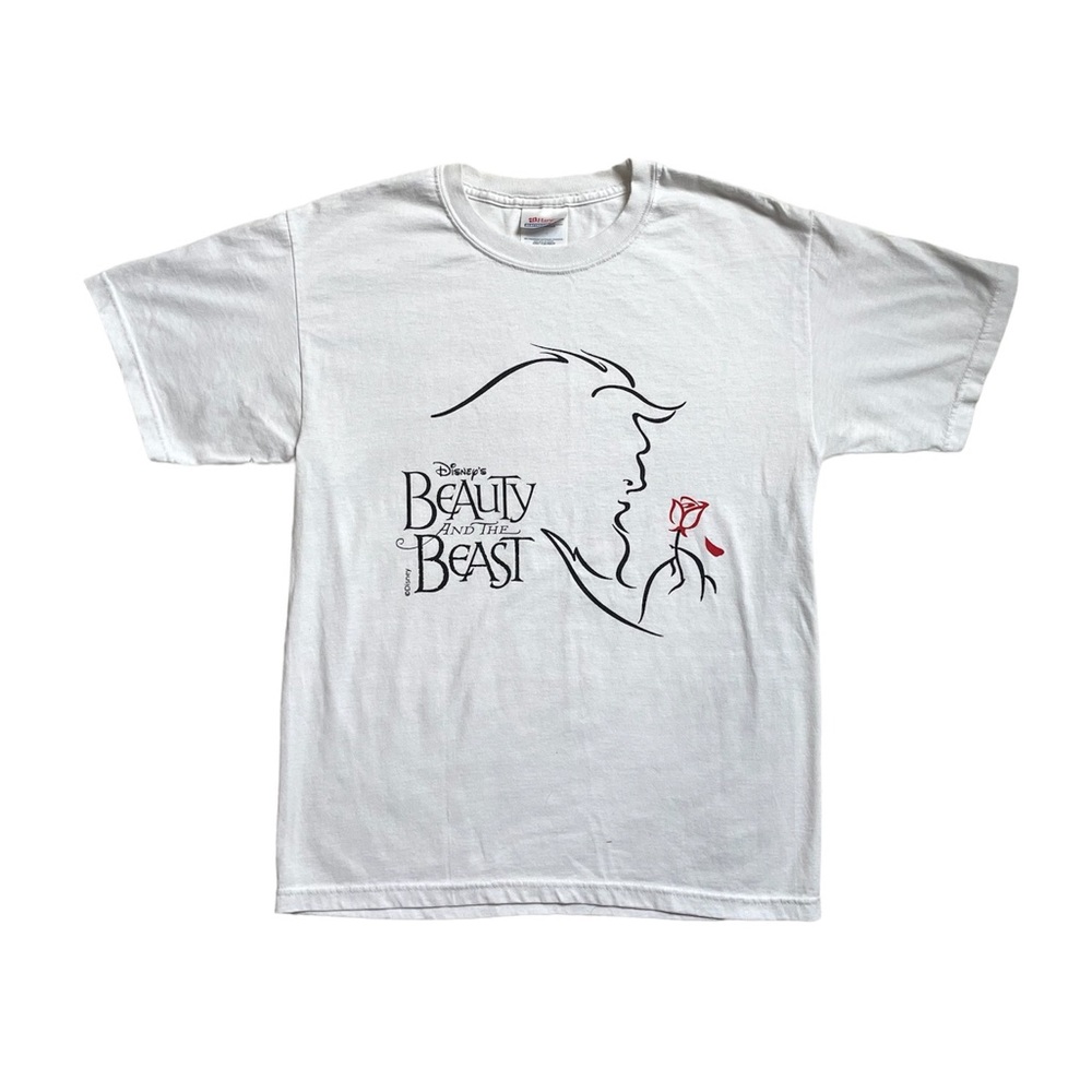 Vintage Hanes Disney Beauty And The Beast Graphic… - image 3